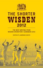 The Shorter Wisden 2012 cover