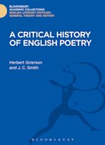 A Critical History of English Poetry cover