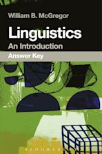 Linguistics: An Introduction Answer Key cover