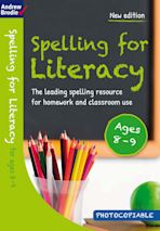 Spelling for Literacy for ages 8-9 cover