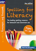 Spelling for Literacy for ages 9-10 cover