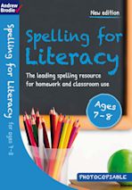 Spelling for Literacy for ages 7-8 cover