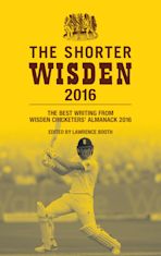 The Shorter Wisden 2016 cover