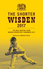 The Shorter Wisden 2017 cover