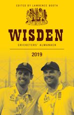 Wisden Cricketers' Almanack 2019 cover