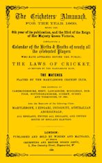 Wisden Cricketers' Almanack 1869 cover