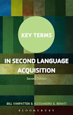 Key Terms in Second Language Acquisition cover