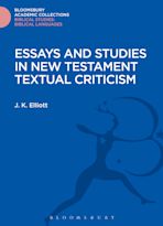 Essays and Studies in New Testament Textual Criticism cover