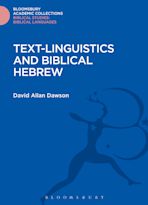 Text-Linguistics and Biblical Hebrew cover