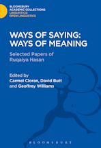 Ways of Saying: Ways of Meaning cover