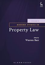 Modern Studies in Property Law - Volume 8 cover