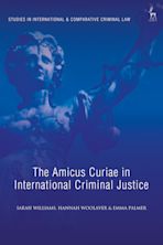 The Amicus Curiae in International Criminal Justice cover