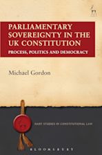 Parliamentary Sovereignty in the UK Constitution cover