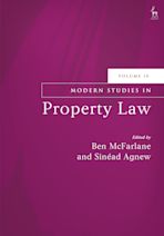 Modern Studies in Property Law, Volume 10 cover