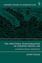 The Structural Transformation of European Private Law cover