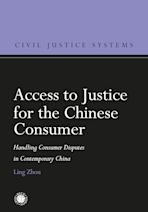 Access to Justice for the Chinese Consumer cover