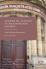 Access to Justice in Magistrates' Courts cover