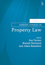 Modern Studies in Property Law, Volume 11 cover