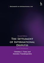 The Settlement of International Disputes cover