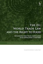 The EU, World Trade Law and the Right to Food cover