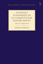 Evidence Standards in EU Competition Enforcement cover