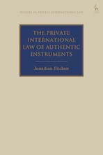 The Private International Law of Authentic Instruments cover