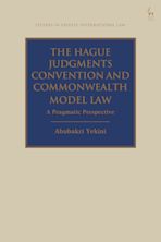 The Hague Judgments Convention and Commonwealth Model Law cover