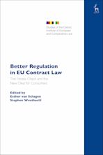 Better Regulation in EU Contract Law cover