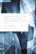 International Law Immunities and Employment Claims cover