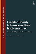 Creditor Priority in European Bank Insolvency Law cover