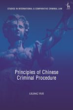 Principles of Chinese Criminal Procedure cover