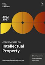 Core Statutes on Intellectual Property 2022-23 cover