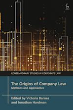 The Origins of Company Law cover