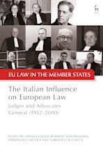 The Italian Influence on European Law cover