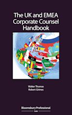 The UK and EMEA Corporate Counsel Handbook cover