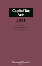 Capital Tax Acts 2021 cover