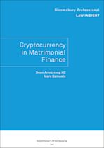 Bloomsbury Professional Law Insight - Cryptocurrency in Matrimonial Finance cover