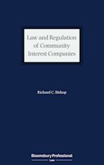 Law and Regulation of Community Interest Companies cover