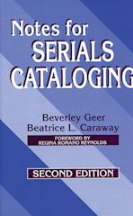Notes for Serials Cataloging cover