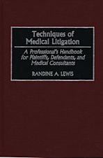 Techniques of Medical Litigation cover