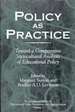 Policy as Practice cover