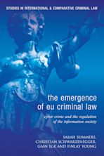 The Emergence of EU Criminal Law cover