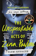 The Unspeakable Acts of Zina Pavlou cover