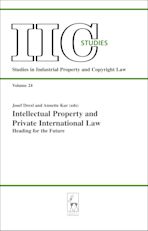 Intellectual Property and Private International Law cover