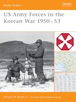 US Army Forces in the Korean War 1950–53 cover