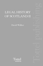 Legal History of Scotland Volume II cover