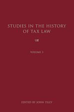 Studies in the History of Tax Law, Volume 3 cover
