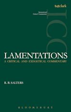 Lamentations (ICC) cover