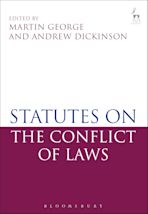 Statutes on the Conflict of Laws cover