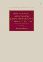 Recognition and Enforcement of Judgments in Civil and Commercial Matters cover